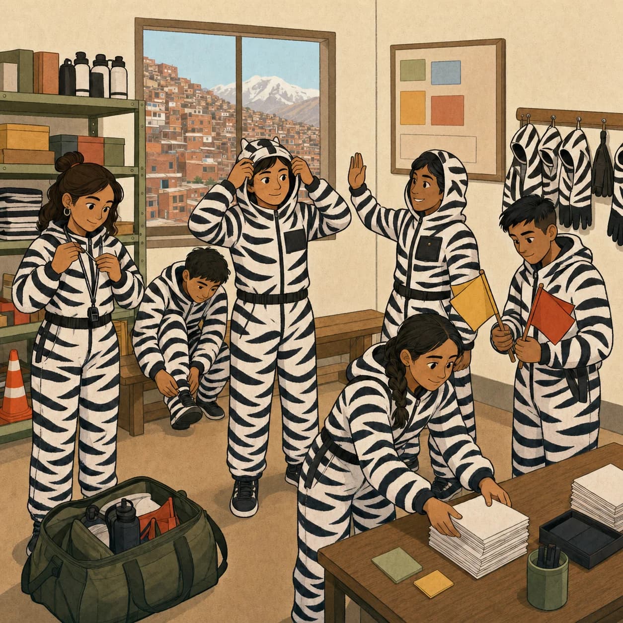 The Zebras at La Paz’s Intersections — cut 1