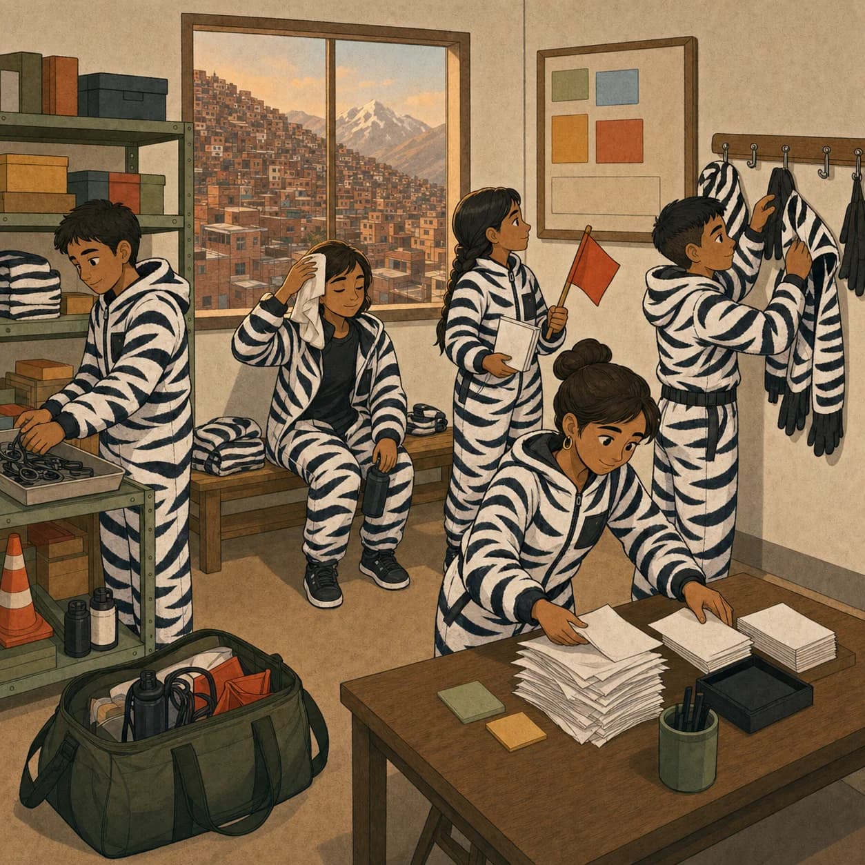 The Zebras at La Paz’s Intersections — cut 5